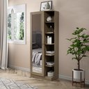 Ver imagem 1 de Sapateira 1 Porta com Espelho 6 Prateleiras Duetto