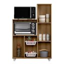 Ver imagem 5 de Balção Armario Microondas C/ Fruteira e Porta Anne Mel Grafite Madine