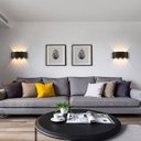 Ver mais imagens de Arandela Luminaria Parede 8w Iluminaçao 8 Fachos Luz Led Decoraçao Segurança Casa Rua Garagem Varand