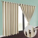 Ver imagem 2 de cortina pé direito blackout Brenda 5,00 x 4,30 sala palha