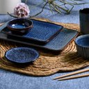 Ver imagem 6 de Conjunto 30 Peças Cerâmica Azul Escuro Titanium Porto Brasil Travessas Ramequins Copos Japonês