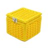 Caixa Colors com Fecho 15X15X12cm Amarelo - 3