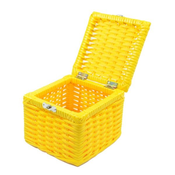 Caixa Colors com Fecho 15X15X12cm Amarelo - 2