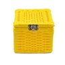 Caixa Colors com Fecho 15X15X12cm Amarelo - 4
