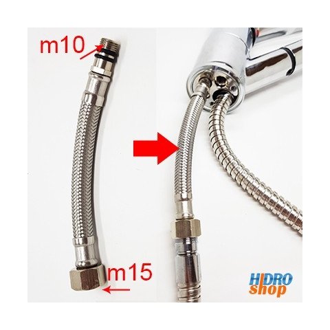 Flexível Saída Ducha Gourmet M15 X M10 - F147