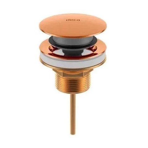 Válvula de Escoamento para Lavatório/Cubas e Bidê Click 1601 Gold Matte - Deca 1601.GL.CLI.MT