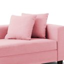 Ver imagem 2 de Recamier Divã Aspen 1,40m Corino Rosa Bebe - Clique Decoraçõesações