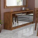 Ver imagem 1 de Balcão Buffet para Sala de Jantar com Espelho Mdf - Nobre