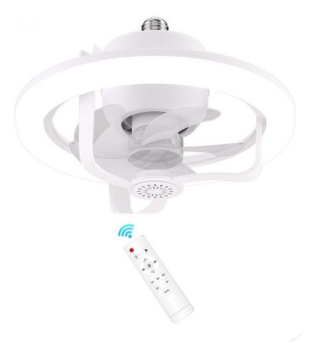 Ventilador de Teto 360º Led Quente/frio Rgb Aromaterapia 60w:branco - 2