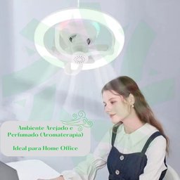Ventilador de Teto 360º Led Quente/frio Rgb Aromaterapia 60w:branco - 14