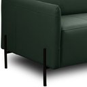 Ver imagem 5 de Sofá 4 Lugares para Sala Living Industrial 264cm Italy L06 Couro Verde Escuro - Lyam Decor