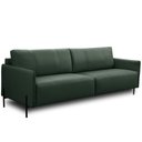 Ver imagem 1 de Sofá 4 Lugares para Sala Living Industrial 264cm Italy L06 Couro Verde Escuro - Lyam Decor