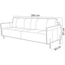 Ver imagem 7 de Sofá 4 Lugares para Sala Living Industrial 264cm Italy L06 Couro Verde Escuro - Lyam Decor