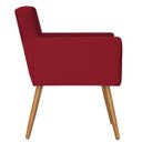 Ver imagem 3 de Kit 2 Poltronas Vitória Decorativa Suede Vermelho - D'Rost