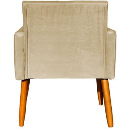 Kit 2 Poltronas Decorativa para Sala Recepção Manicure Consultório Suede - 9
