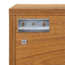 Ver imagem 6 de Mesa de Cabeceira Har Suspensa 1 Gaveta 1 Nicho 33 cm X 36 cm Louro Freijó