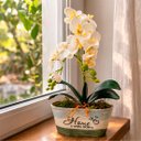 Ver imagem 1 de Arranjo Orquídeas Decoração Centro Mesa Flores Jardim 37cm Home
