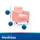 Ver imagem 6 de Poltrona Cadeira para Sala Confortável Reforçada Veneza Suede