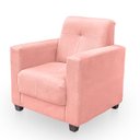Ver imagem 5 de Poltrona Cadeira para Sala Confortável Reforçada Veneza Suede