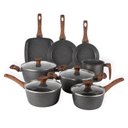 Ver imagem 1 de Jogo de Panelas Revestimento Cerâmico Antiaderente 8 Peças Cozilux Linen Ceramic