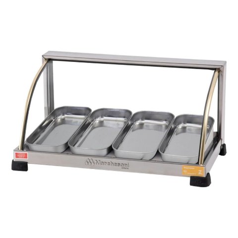 Estufa para Salgados 4 Bandejas Marchesoni Linha Ouro Inox 127v - Ef.2.041