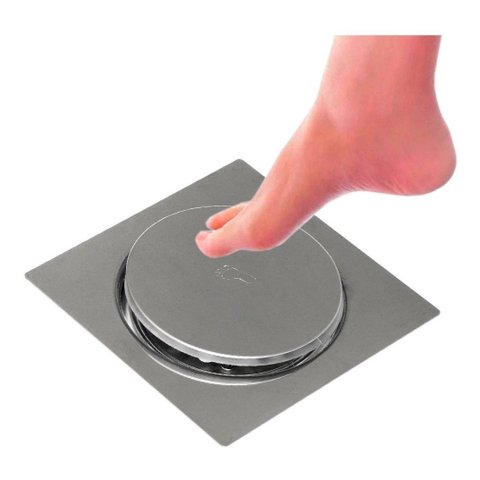 Ralo em Aço Inox Click 10x10