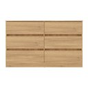 Ver imagem 4 de Cômoda com 6 Gavetas 120cm Multimóveis Mp4396 Madeirado