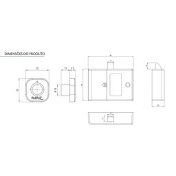 Fechadura Digital para Móveis com Biometria Ppz-1001 Papaiz - 5