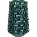 Ver imagem 1 de Vaso Decorativo Enfeite Casa Home&Co Cerâmica 30x19x19cm Azul Petroleo
