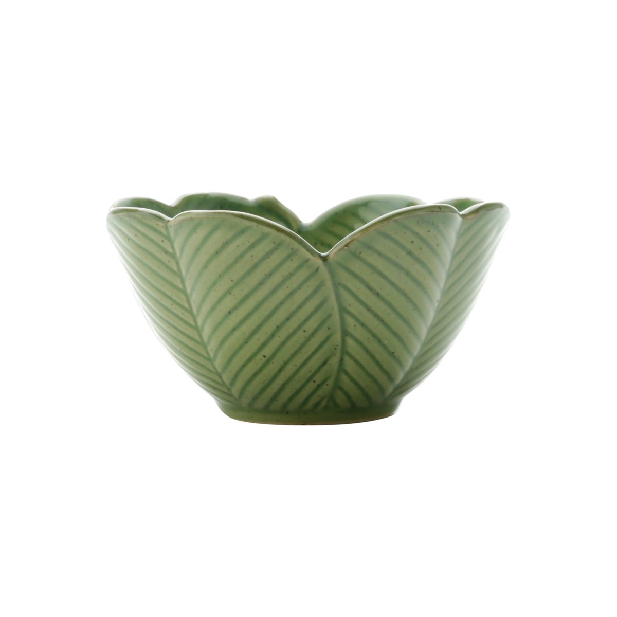 Bowl de Cerâmica Trevo Quatro Folhas Verde 13cm Lyor - 4