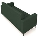 Ver imagem 5 de Sofá 2 Lugares Sala Living Industrial 160cm Senna K01 Veludo Verde - Lyam Decor