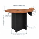 Ver imagem 7 de Mesa Redonda de Reunião 110cm MDP para Escritório