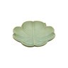 Folha Decorativa Cerâmica Trevo Quatro Folhas Verde 16cm Lyor - 2