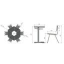 Ver imagem 5 de Conjunto Escolar Hexagonal Baby Mesas e Cadeiras - 02 a 06 Anos - Baby - 41006