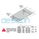Ver imagem 4 de Suporte Mão Francesa Dobrável Par Retrátil 50cm