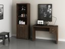Ver imagem 1 de Escritório com Mesa e Estante Rústico - Fdecor