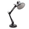 Luminária de Mesa Articulável Garra Base Leitura Abajur Preta - 2