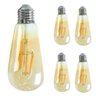 Lâmpada Retrô St64 E27-4W 440 Lumens 5Pç Filamentoled Bivolt - 1