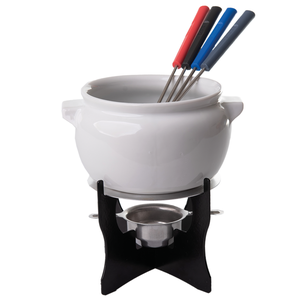 Cj Fondue Porcelana 8 Peças Essence