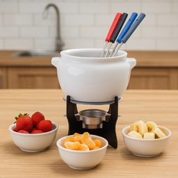 Cj Fondue Porcelana 8 Peças Essence - 2