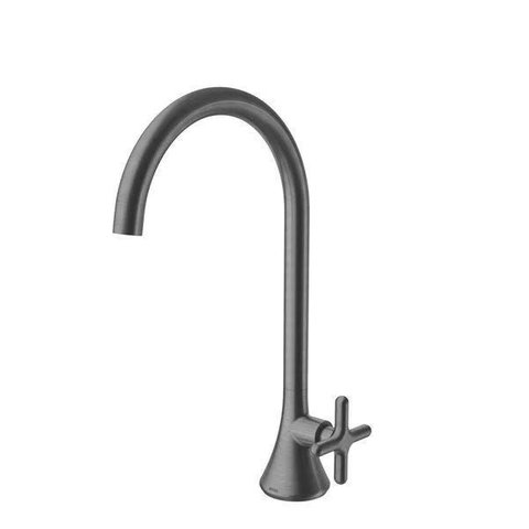 Torneira para Lavatório de Mesa Liss Bica Up Grafite Escovado Docol