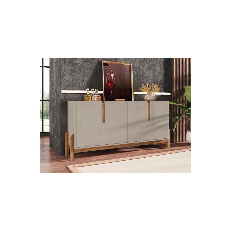 Buffet Lizz 1.70 Off White/cedro - Casa D Móveis Buffet Lizz 1.70 Off White/cedro - Casa D Móveis