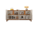 Ver imagem 4 de Buffet Lizz 1.70 Off White/cedro - Casa D Móveis