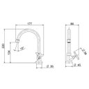 Ver imagem 2 de Torneira para banheiro bica alta Nova Pertutti - 00903906 Docol
