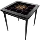 Ver imagem 1 de Mesa de Madeira Jantar Maciça Rústica Quadrada Empório Tambo - Stronger Whiskey - Preta