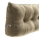 Ver imagem 6 de Kit 02 Almofadas para Cabeceira Encosto Apoio Lombar Spot 160cm com Porta Celular Veludo - Desk Desi