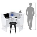 Ver imagem 7 de BALCÃO CAIXA EM L COM GAVETA M212.2021.B (LOJA, ATENDE) MUNDI MOVEIS