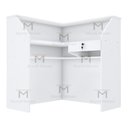 Ver imagem 5 de BALCÃO CAIXA EM L COM GAVETA M212.2021.B (LOJA, ATENDE) MUNDI MOVEIS