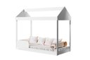 Ver imagem 5 de Cama Infantil Montessoriana Crystal Quarto Criança Casinha Grade de Proteção com Colchão Cor Branco