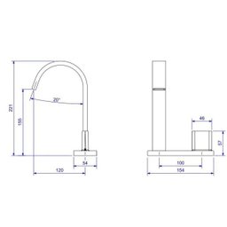 Torneira de Mesa para Lavatório Polo Red Gold - Deca 1191.GL33.RD - 2